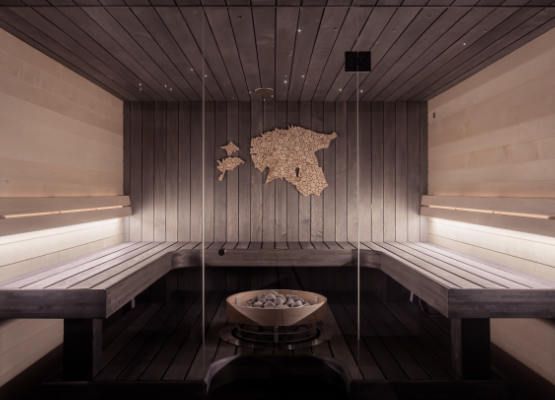 Neue, moderne Ferienwohnung "Wattwurm" in einer Ferienanlage mit eigener Sauna. 