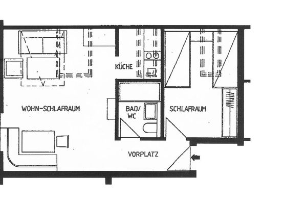 Gästehaus Bauer - Beispiel Appartement 40qm