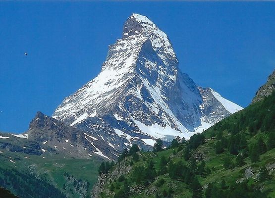 Freie Sicht aufs Matterhorn