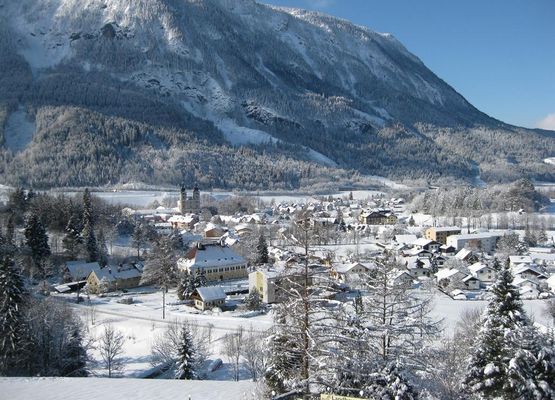Panoramablick vom Landhaus Seebacher im Winter