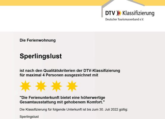 DTV 4-Sterne-Klassifizierung